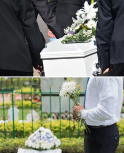 Funeral live stream shots Funeral live stream shots